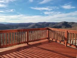 New! Peaceful Mountain Views, Deck, Trails nearby