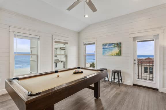 Seaside Palace with Game Room and Jetted Pool
