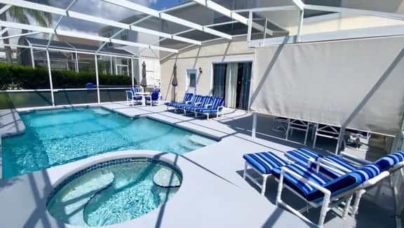 Spacious, Modern and clean pool home with spa!