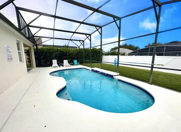 Recently upgraded home with pool, near golf!