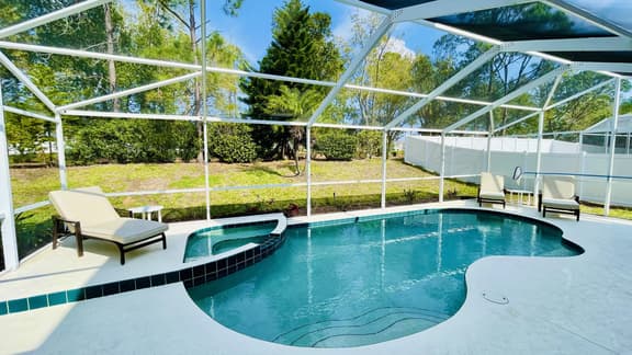 Close to Disney, Spacious Pool Home w/ Spa (430)