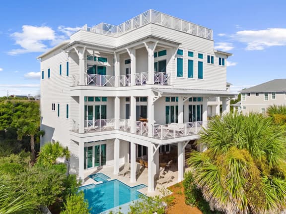 Hilltop Palace with LSV, Beach View, and Billiards